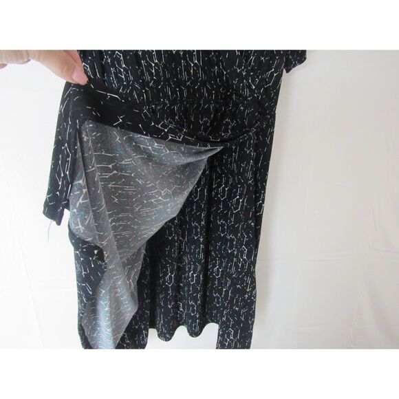Apt. 9 Black & White Geometric Print Dress – Size XL - Picture 4 of 5